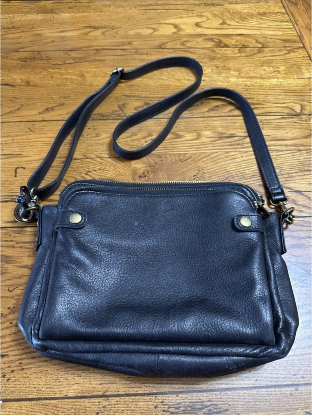 Minooy - The Bali Three-Layer Leather Crossbody Shoulder & Clutch Bag